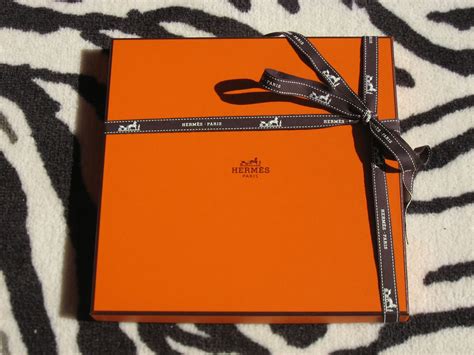 hermes scarf with hear box|Hermes gift box for sale.